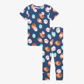 Posh Peanut Basic Short Sleeve Loungewear Pajama & Pants in Homer